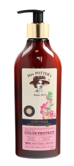 Mrs. Potter's, Triple Flower, odżywka do włosów farbowanych Color Protect, 390 ml Mrs. Potter's