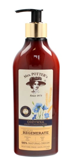 Mrs. Potter's, Triple Grain, odżywka do włosów zniszczonych Regenerate, 390 ml Mrs. Potter's