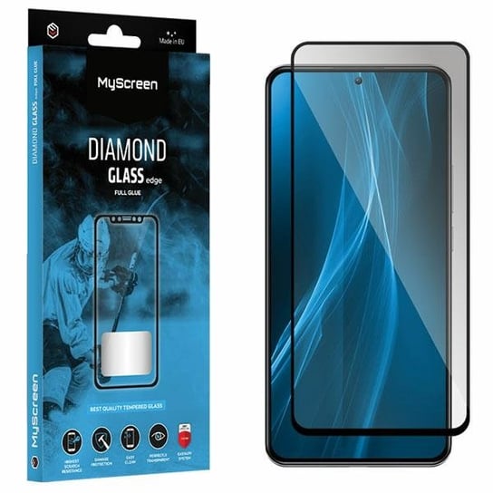 Ms Diamond Glass Edge Lite Fg Oneplus 10T Czarny/Black Full Glue MyScreenProtector
