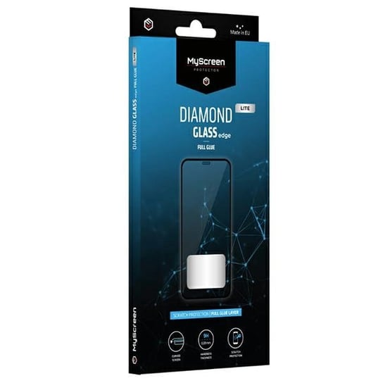 Ms Diamond Glass Edge Lite Vivo Y21/Y12S /Y12A Full Glue Black MyScreenProtector
