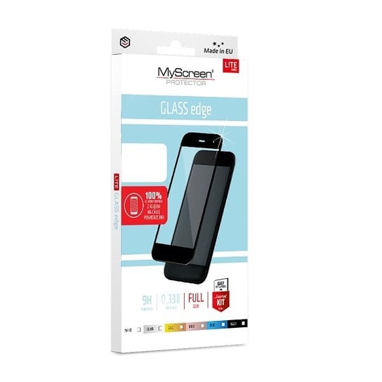 MS Lite Glass Edge FG iPhone 6/6S Plus biały/white Full Glue MyScreenProtector