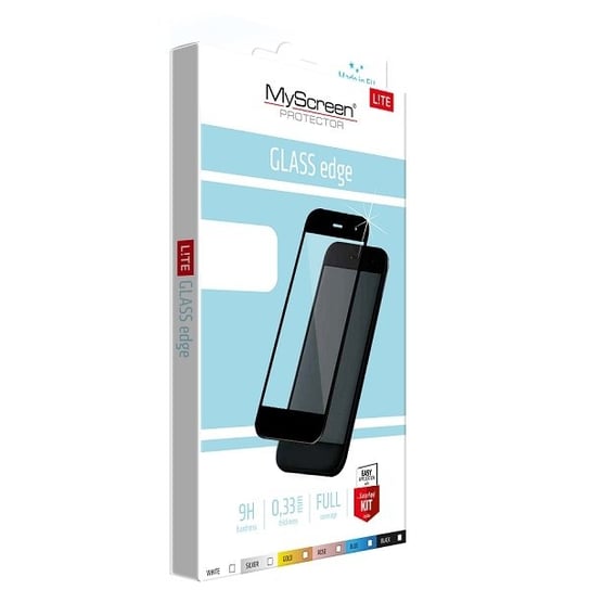 MS Lite Glass Edge Huawei Y7 2018 Y7 Prime 2018 biały MyScreenProtector