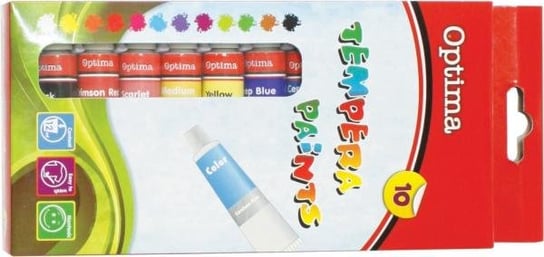 MST Toys, farby tempera, Optima, 10 kolorów MST Toys