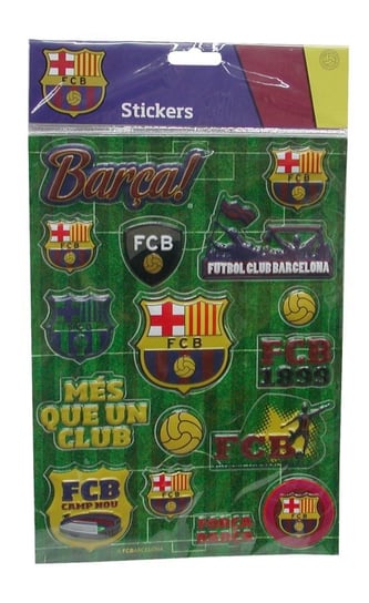 MST Toys, zestaw naklejek 3D, FC Barcelona, 16 sztuk MST Toys