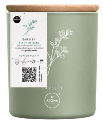 MTM, Aroma Garden, Naturalna świeca zapachowa Fresh Herbs Parsley, 150 g Aroma Home