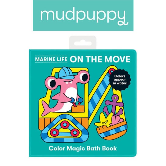 Mudpuppy,  Magiczna książeczka do kąpieli Podwodni kierowcy Mudpuppy
