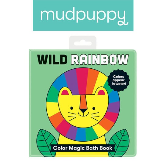 Mudpuppy,  Magiczna książeczka do kąpieli Tęczowa dżungla Mudpuppy