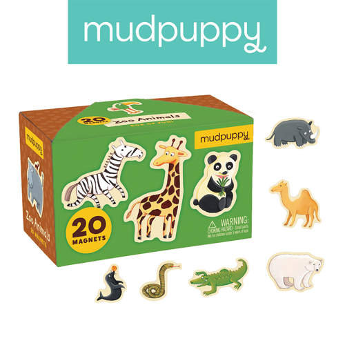 Mudpuppy, magnesy Zwierzęta z zoo, zestaw Mudpuppy