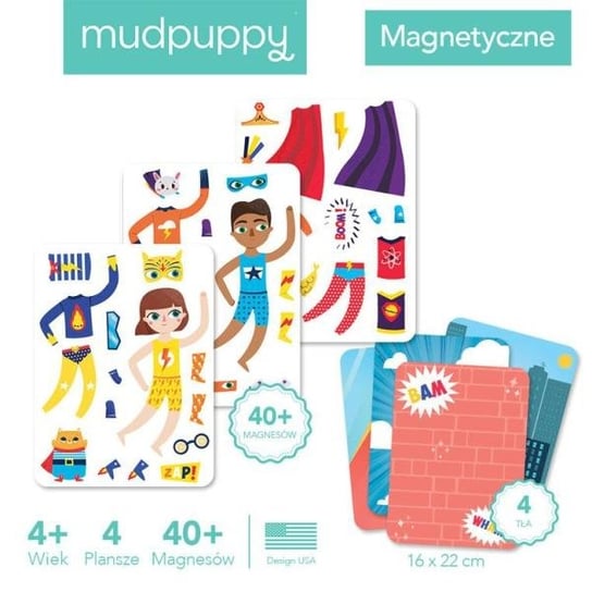 Mudpuppy Magnetyczne postacie Super dzieciaki 4+ Mudpuppy