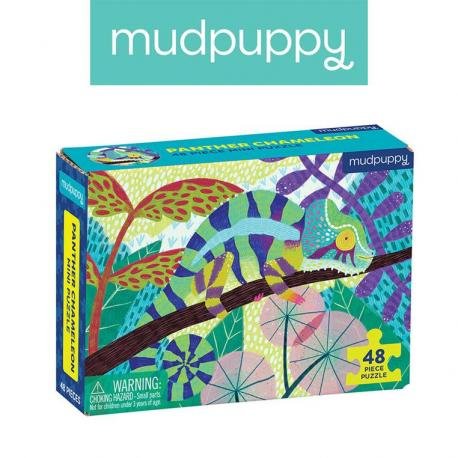 Mudpuppy, puzzle, mini Kameleon Lamparci, 48 el. Mudpuppy