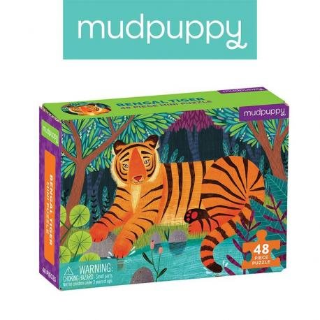 Mudpuppy, puzzle, mini Tygrys Bengalski, 48 el. Mudpuppy
