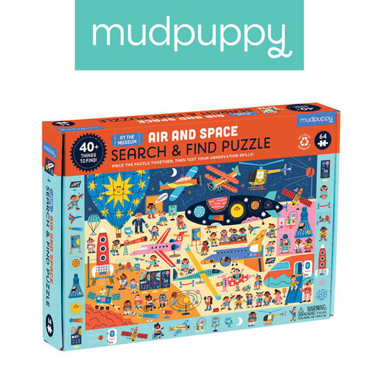 Mudpuppy, puzzle, obserwacyjne Mudpuppy, puzzle, tradycyjne Muzeum lotnictwa i kosmosu, 64 el. Mudpuppy