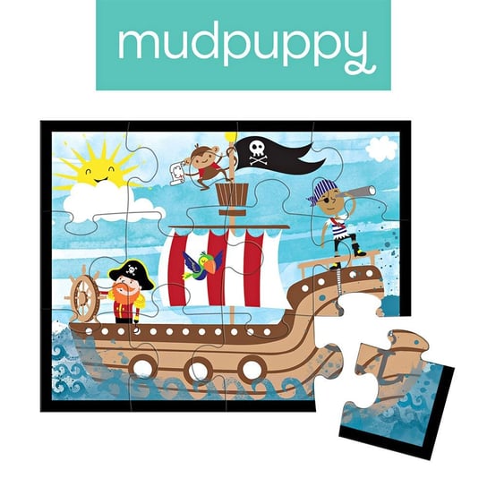 Mudpuppy, puzzle, Piraci, 12 el. Mudpuppy