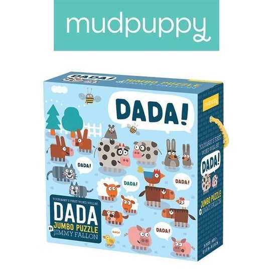 Mudpuppy, puzzle podłogowe Jumbo Tata, 25 elementów Mudpuppy