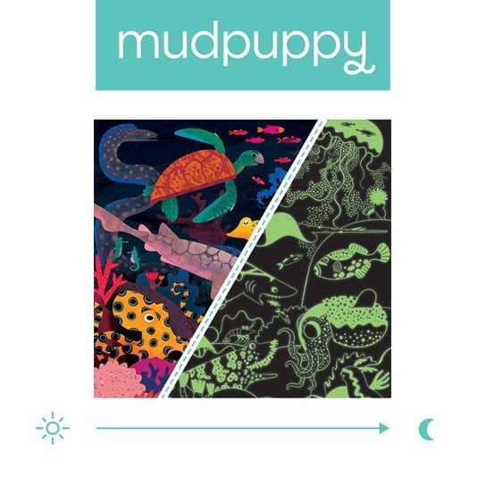 Mudpuppy, puzzle, rodzinne świecące w ciemności Ocean, 500 el. Mudpuppy