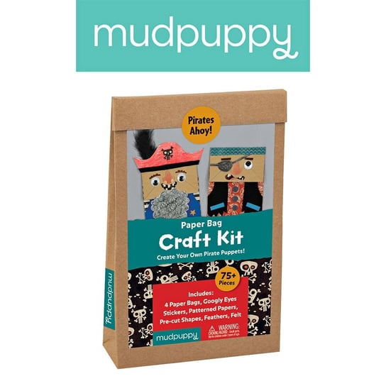 Mudpuppy, zestaw kreatywny Kukiełki Piraci Mudpuppy