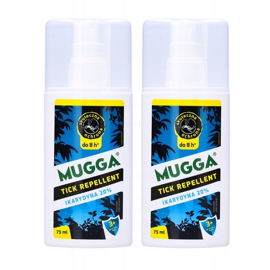 Mugga, Spray Na Komary I Kleszcze 8H Ikarydyna 25%, 2 Szt. Mugga