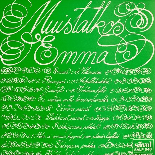 Muistatkos Emma - Suosittuja iskelmiä vuosilta 1928-1935 Various Artists