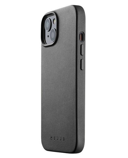 Mujjo Full Leather Case - etui skórzane do iPhone 13/14/15 kompatybilne z MagSafe (black) Mujjo