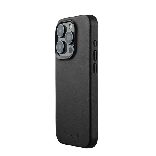 Mujjo Full Leather Case - etui skórzane do iPhone 15 Pro kompatybilne z MagSafe (black) Mujjo