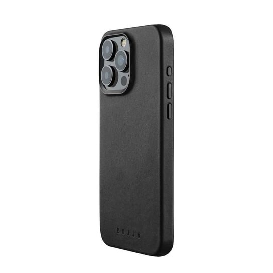 Mujjo Full Leather Case - etui skórzane do iPhone 15 Pro Max kompatybilne z MagSafe (black) Mujjo