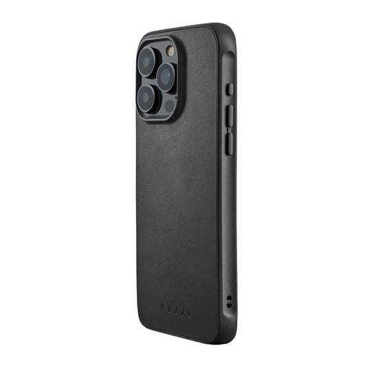 Mujjo Shield Case - etui do iPhone 15 Pro Max kompatybilne z MagSafe (black) Mujjo