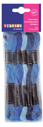 Mulina bawełniana 6 x 8m odcienie niebieskie Play Box