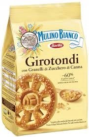 MULINO BIANCO GIROTONDI z brąz cukrem CIASTECZKA Mulino Bianco