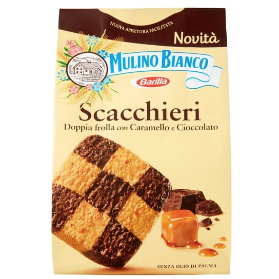 MULINO BIANCO Scacchieri - włoskie ciastka czekoladowo-karmelowe 300g 1 paczka Mulino Bianco
