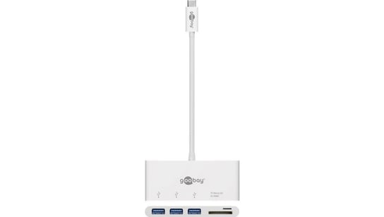 Multi adapter USB-C &gt; 3x USB-A 3.0 + microSD + SD 62097 Goobay