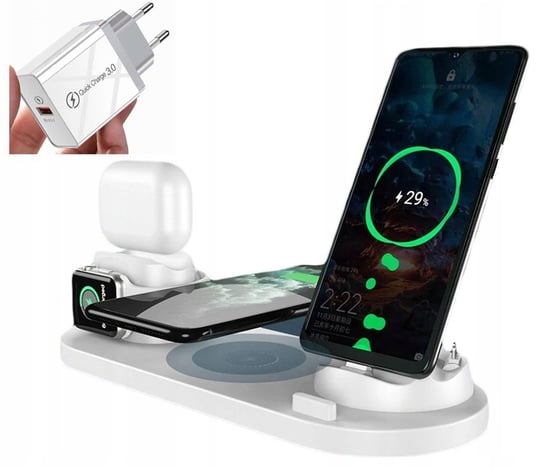 Multi Ładowarka Qi Do Produktów Apple - Iphone, Airpods, Iwatch Apple