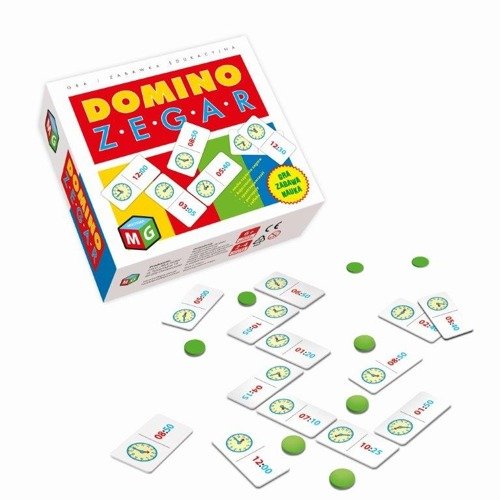 Multigra, gra edukacyjna Domino Zegar MULTIGRA