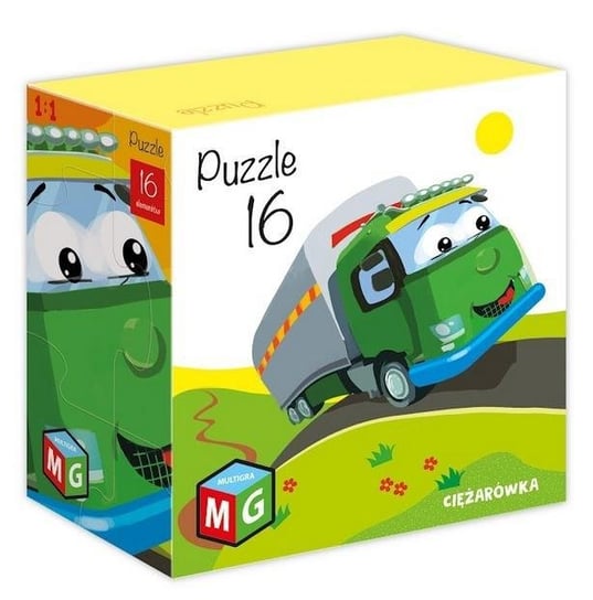 Multigra, puzzle, Ciężarówka, 16 el. MULTIGRA