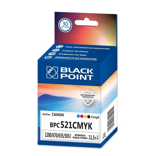 Multipack BP (Canon CLI-521) [BPC521CMYK] Black Point