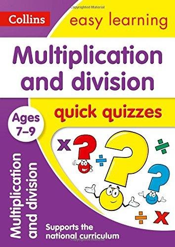 Multiplication & Division Quick Quizzes Ages 7-9 Collins Educational Core List