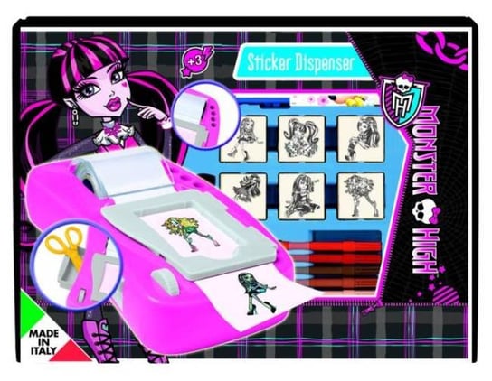 Multiprint, Monster High, pieczątki z naklejkami Multiprint