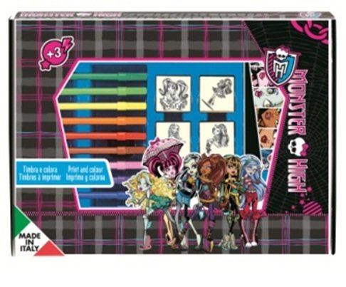 Multiprint, Monster High, pieczątki, zestaw Multiprint