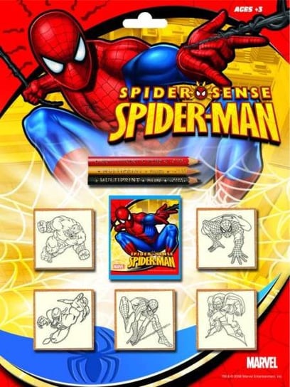 Multiprint, Spiderman, pieczątki w blistrze, 5 szt. Multiprint