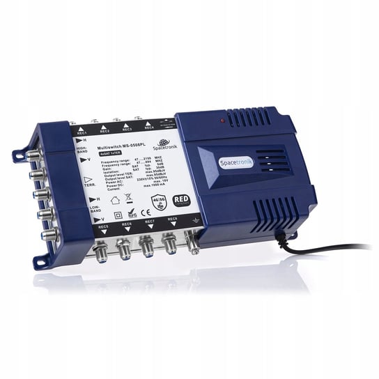 Multiswitch 5/8 DVB-T/T2/FM/R filtr LTE Spacetronik Pro Series MS-0508PL Spacetronik