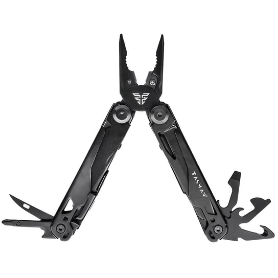 Multitool Tasman PRO 19 funkcji stal nierdzewna czarny Tasman