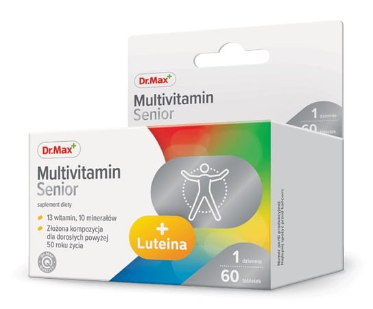 Multivitamin Senior Dr. Max, suplement diety, 60 tabletek Dr Max