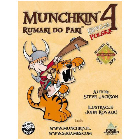 Munchkin 4: Rumaki do paki 4, gra karciana, dodatek (Edycja Polska) Munchkin