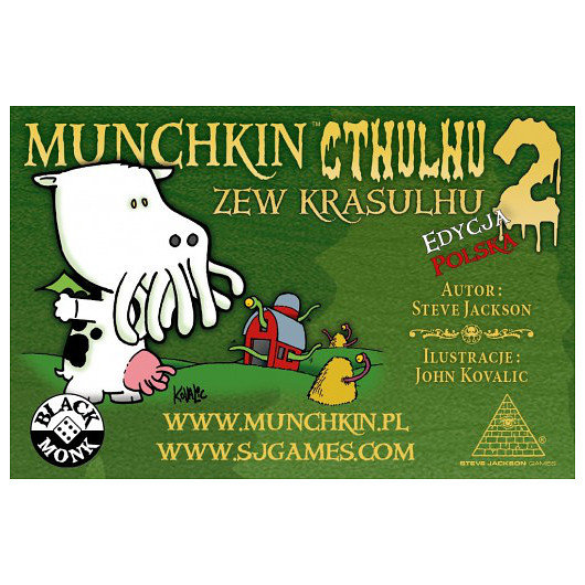 Munchkin Cthulhu, gra karciana Zew Krasluhu 2, dodatek (Edycja Polska) Munchkin