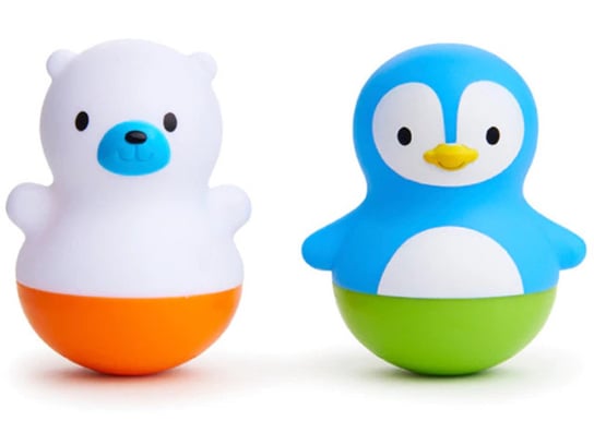 Munchkin, zestaw zabawek kąpielowych Niedźwiadek i Pingwin Munchkin