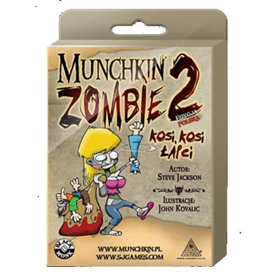 Munchkin Zombie 2: Kosi kosi łapci, gra karciana Munchkin
