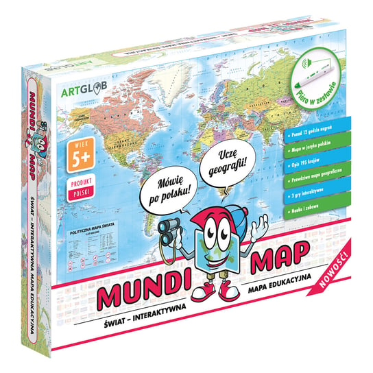 Mundimap – Interaktywna Mapa Świata Dla Dzieci Artglob