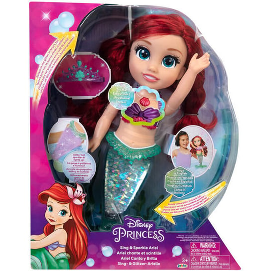 MUÑECA ARIEL LA SIRENITA DISNEY 38CM MUSICAL Jakks Pacific