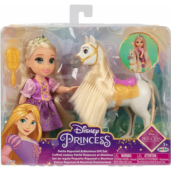 MUÑECA RAPUNZEL + MAXIMUS ENREDADOS DISNEY 15CM Jakks Pacific