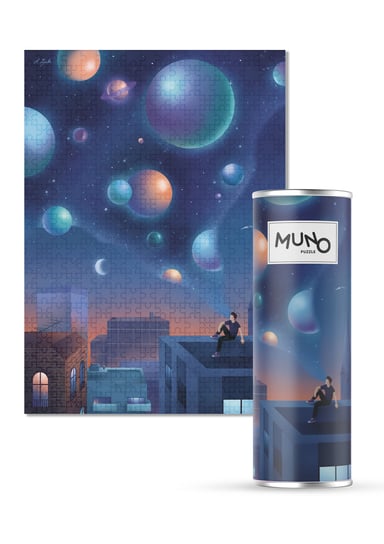 Muno, puzzle, Cosmic Boy By Małgorzata Zych Muno, W Ozdobnej Tubie, 1000 el. Muno Puzzle