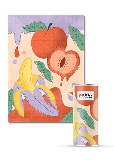 Muno Puzzle "Fruity" by Ola Kryngiert 500 el. w ozdobnej tubie Muno Puzzle